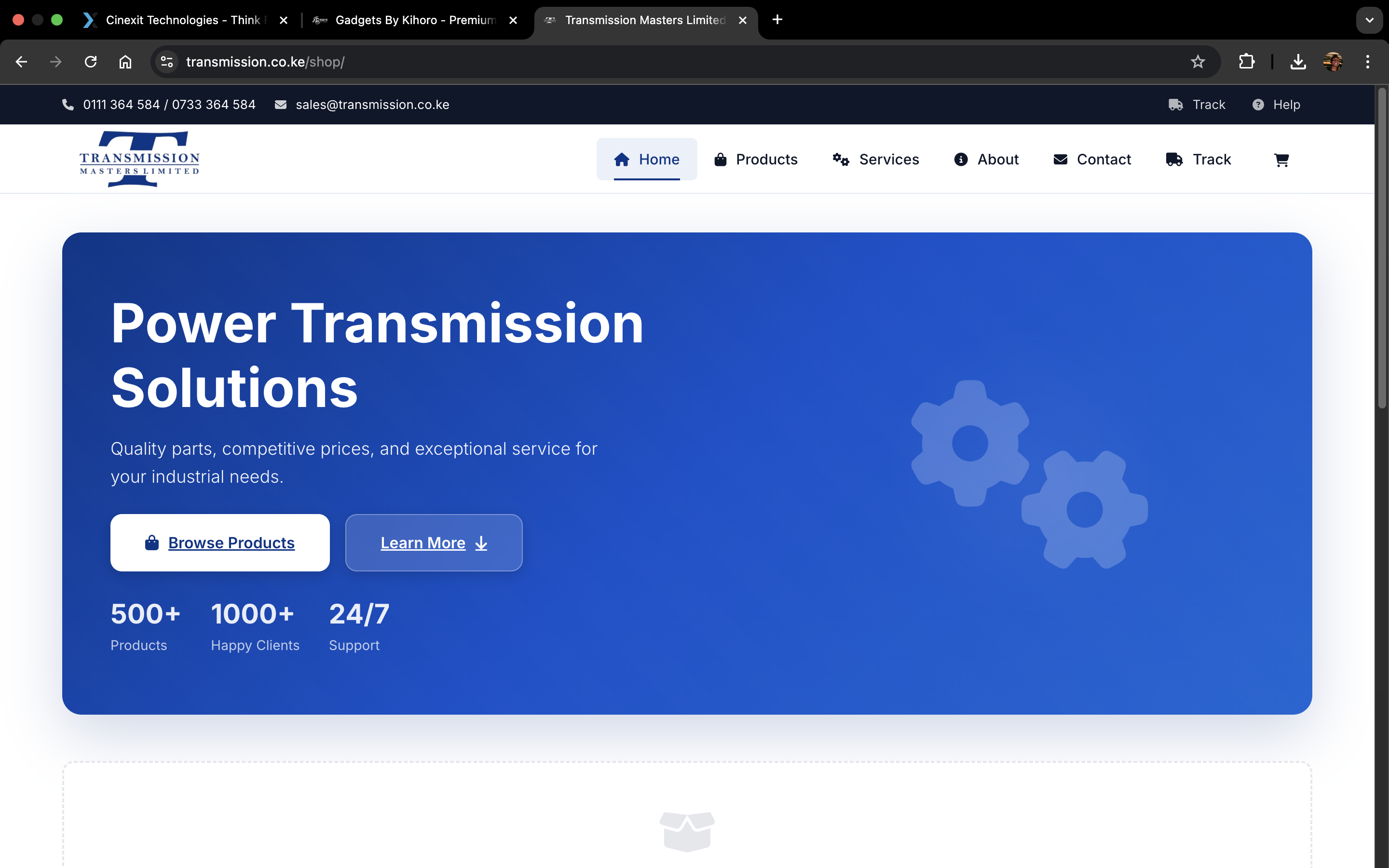 Transmission Masters Webstore